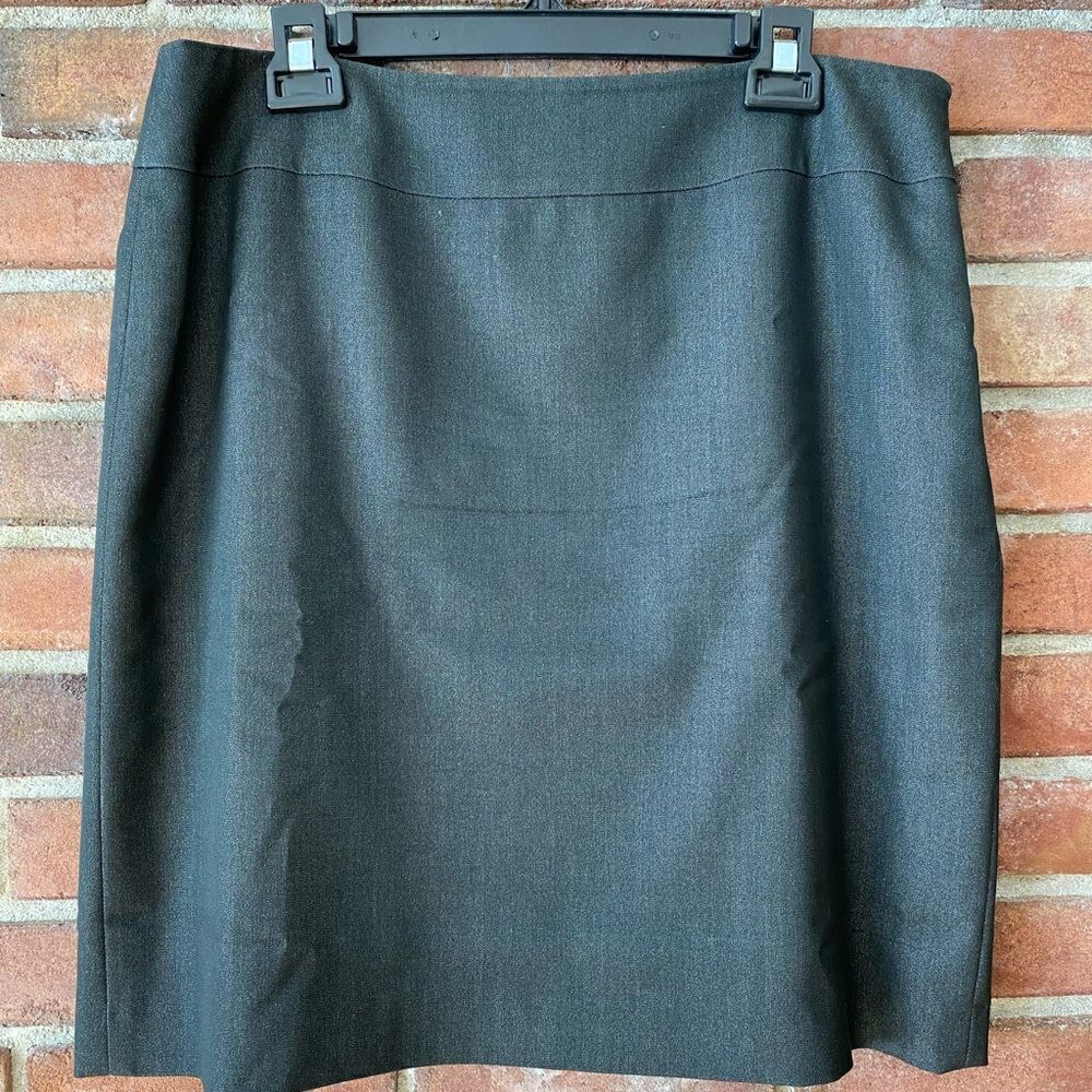 Dark Gray Pencil Skirt Size 12 Petite